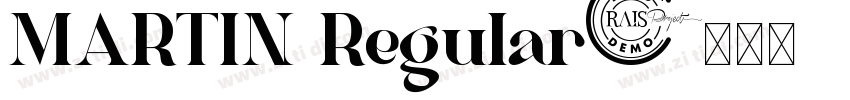 MARTIN Regular字体转换
